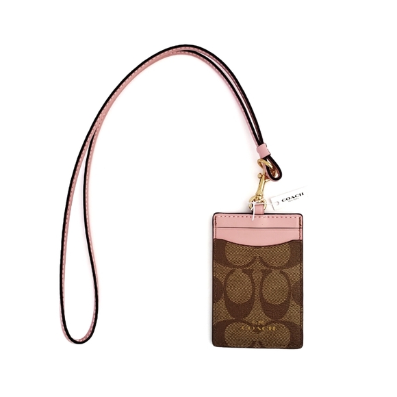 Coach Handbags - Coach ID Lanyard in Signature Canvas